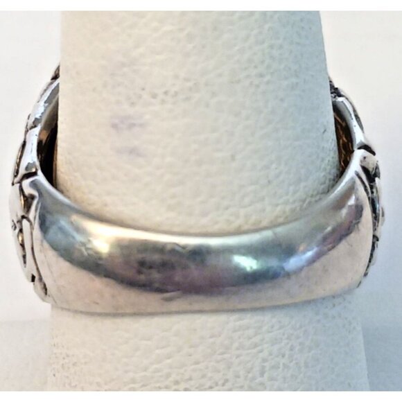 Citrine HUGE faceted in big sterling ring s8 (1589) - Picture 5 of 7